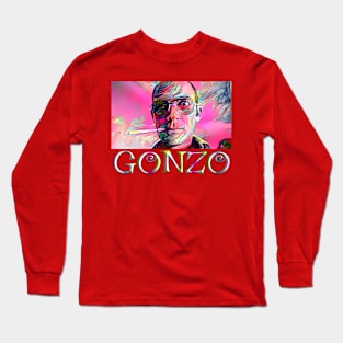 Hunter S Thompson - GONZO Long Sleeve T-Shirt